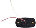 Kaper Ii L14-0104a-blk Amber 2 Diode Led Marker Light 