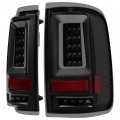 Led Tail Lights For 2004-2008d F150 Mo-1567 Rear Brake Lamps With 3d Tube Bar Smoke Lens Black Housing Replacement For