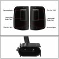 Led Tail Lights For 2004-2008d F150 Mo-1567 Rear Brake Lamps With 3d Tube Bar Smoke Lens Black Housing Replacement For
