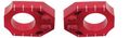 Zeta Red Axle Blocks Pair For Kawasaki Kx 85 100 01-16 Ze93-5133 