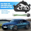 X Autohaux 1 Set Rear Right Tail Light Lamp Panel Bulb Socket W Plug For Bmw 320i 328d 328i 335i Xdrive Sedan 63-21-7-313-044 4