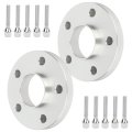 Wheel Spacers 20mm 5x112 5x100 For Mercedes Benz 66 6mm Hub Bore 12x1 5 Studs Forged 6061 T6 Aluminum Alloy 2 Pieces 