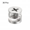Uxcell Cam Lock Nut For Furniture 36pcs 15x13 5mm Joint Connector Locking Nuts Connecting Fittings