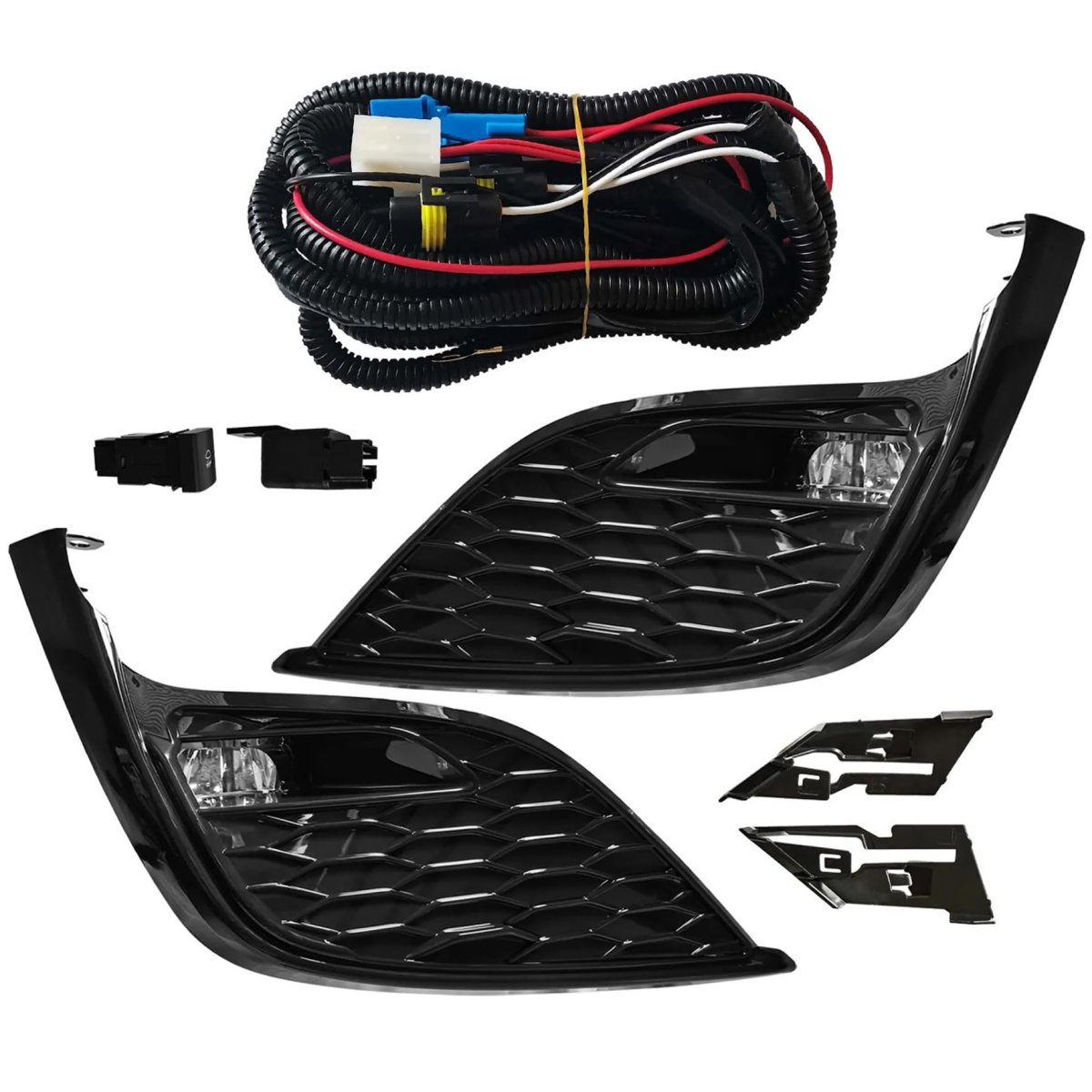 1 Pair Front Fog Light Assembly Replacement For Camry Se Xse 2021-2023 Left And Right Side W Bezel Switch 8148106240 8148206200