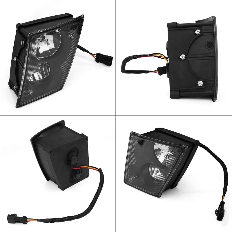 Yuanone 2pcs Fog Lights Assembly For Volvo Vnl 2003-2017 Lamps Vnm Light Bulbs Included 1 Pair