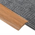 Floor Transition Strip 3 3ft Self Adhesive Carpet Edging Trim 1 Meter Pvc For Height Less Than 5mm Dark Wood
