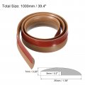 Floor Transition Strip 3 3ft Self Adhesive Carpet Edging Trim 1 Meter Pvc For Height Less Than 5mm Dark Wood