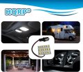 Hqrp 8-pack Ba15s Bayonet Base 9 Leds Smd 5050 Led Bulb Cool White Replacement For 1141 1156 Keystone Rv Travel Trailer Camper