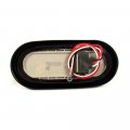 Fortpro 6 White Oval Backup Led Light With 10 Leds And Clear Lens F235198 