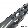 Httmt- Trhb122-a-22-bk- Black 7 8 22mm Motorcycle Handle Bar Hand Grip For H-d-davidson Cruiser Chopper