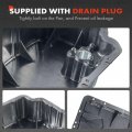 A-premium Lower Engine Oil Pan Sump With Drain Plug Compatible Mercedes-benz Sprinter 2500 2010-2018 3500 V6 3 0l Diesel