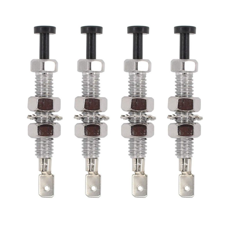Xtremeamazing Universal Auto Car Trunk Door Alarm Light Hood Jamb Pin Switch Bonnet Pack Of 4