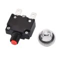 Thermal Circuit Breakers 11a 125 250v Ac 32v Dc Push Button Reset Overload Protector Switch With Waterproof Cap 2 Pcs 