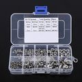 160pcs M2 5 M3 M4 M5 304 Stainless Steel Pan Head Screws Nuts Assortment Kit With Storage Box