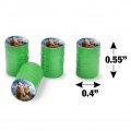 Mare And Foal Flowers Valve Stem Caps For Tire Rim Wheel Aluminum Green