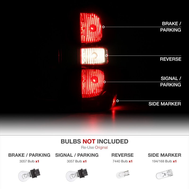 Passenger Side Oe-style Red Lens Right Tail Light Housing Lamp Assembly Replacement For 2007-2014 Chevy Tahoe Suburban 1500