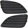 Evan Fischer Front Fog Light Cover Set For 2010-2011 Toyota Camry Textured Black To1039130 To1038130 