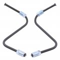 Motoku Pair Front Brake Tube Caliper To Flex Hose For Toyota Tacoma 2005-2011 Left And Right Set