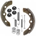 Caltric Brake Shoe And Spring Kit Compatible With Club Car Gas Electric 1995-up Ds Precedent