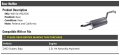 Rear Muffler Compatible With 2003 Subaru Baja 2 5l H4 Naturally Aspirated