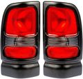 Epic Lighting Amoe Replacement Rear Brake Tail Lights Assembly For Dodge 94-01 Ram 1500 W Textured Black Bezel 94-02 2500 3500 