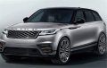 Yixi-partswell 2pcs Front Hood Grille Mesh Vent Cover Trim Fit For Range Rover Velar 2018-2021 Piano Black