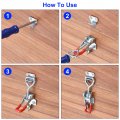 Uxcell 8 Pack Adjustable Toggle Clamp Metal Pull Latch 4003 Style Quick Release For Cabinet Box Trunk Case Red Not Include