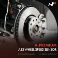 A-premium Abs Wheel Speed Sensor Compatible With Jeep Models Liberty 2002 2003 2004 2006 2007 Front Driver And Passenger Side