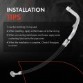 A-premium A C Discharge Line Hose Assembly Compatible With Dodge Ram 1500 2002-2003 V8 5 9l Ohv Only Compressor To Condenser