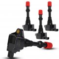 Ocpty Set Of 4 Ignition Coils Compatible Oe Uf373 Fit For Honda Civic 1 3l 2003-2005