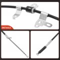 A-premium Rear Passenger Side Parking Brake Cable Assembly Compatible With Pontiac Models Vibe 2005 2006 2007 2008 Replace