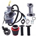 Wflnhb 48mm Carburetor With Air Filter Intake Throttle Cable Include Handle Grip Replacement For Honda Crf70f 2004-2012 Xr70r