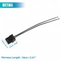Uxcell Coolant Temperature Sensor Connector Plug Pigtail No 04320saaa00 For Honda Accord 2008-2017 2pin