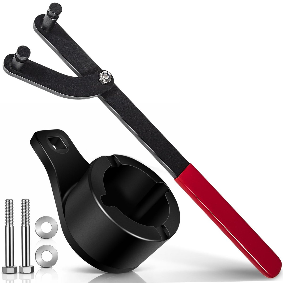 Crank Pulley Harmonic Damper Holding Tool Set With Bolts Universal Camshaft Holder Wrench For 22re 2rz 3rz 0l 3 3l V6 4 7l V8