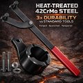 Crank Pulley Harmonic Damper Holding Tool Set With Bolts Universal Camshaft Holder Wrench For 22re 2rz 3rz 0l 3 3l V6 4 7l V8