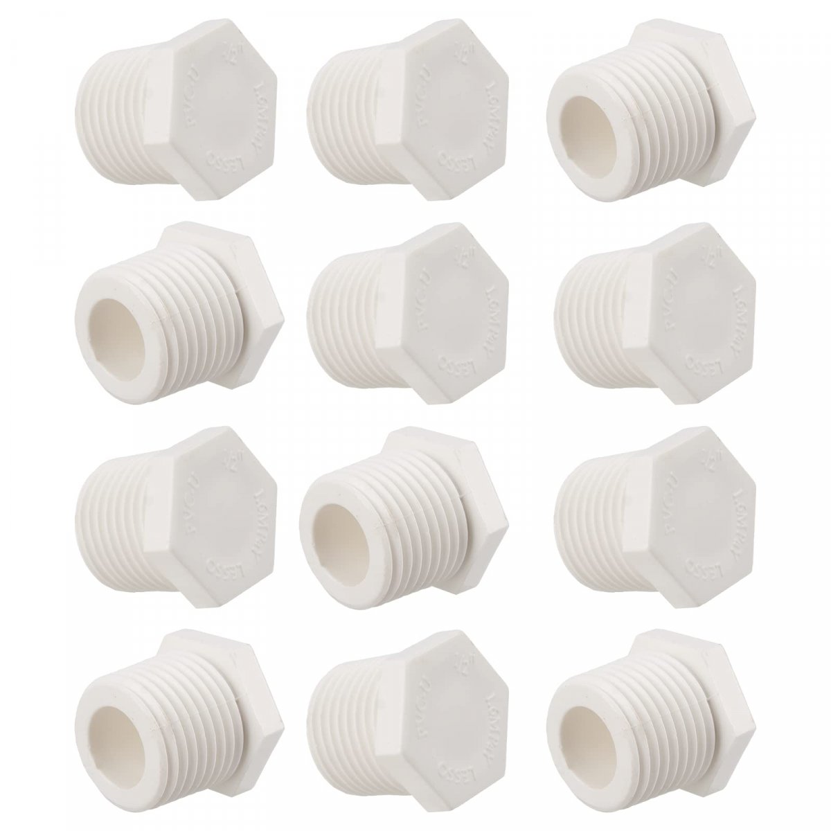 12 Pcs 1 2 Inch Water Heater Drain Plug Fits For Rv Camper And Atwood Heaters White 11630 91857
