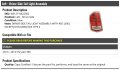 Left Driver Side Tail Light Assembly With Red Accent Compatible 2013-2014 Chrysler 300 Excludes John V Type 2