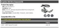 Serpentine Belt Accessory Drive Component Kit 5-piece For 2007-2009 Toyota Fj Cruiser 4 0l V6