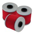 Caltric 3 Pack Oil Filter For Kawasaki Bayou 220 Klf220 Klf-220 1988-2002 