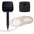 Dinowin Solar Rope Lights 23ft 50led Waterproof Copper Tube Wire String For Garden Yard Path Fence Stairs Backyard Patio