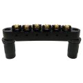 2024 New Black Tune-o-matic Bridge W Roller Saddles 6 Independent Intonation Adjustment M8 Posts Fit For Epiphone Les Paul Sg 