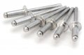 Aluminum Pop Rivets 1 8 In 4 Blind X 3 16 Grip 0 126 To 187 Dome Head Silver 1000 Pack 