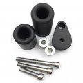Hongk- No Cut Frame Slider Protector Compatible With 2007 2008 Kawasaki Ninja Zx-6r Zx6r Black B01bw4q18w