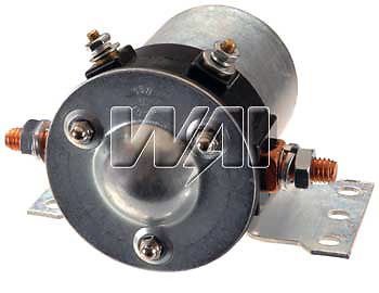 Premium Dual Voltage Solenoid Switch 2 Way Normally Open Black Panel Mount With Screw Terminals