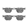 Carlights360 For Bmw 740i 1995 Disc Brake Pads Rear Ceramic Friction 123 2 Millimeters 4 85 Inches Pad Length Without Clips 
