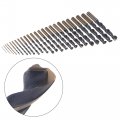 High Speed Steel M35 Jobber Twist Drill Bit Set For Stainless Alloy Wood 1mm 13mm 25 Pcs 