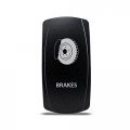 Ch4x4 Rocker Switch Brake Symbol 3 Amber Led
