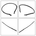 Weatherstrip Seal Top Rear Replacement For Corvette Coupe 1997 1998 1999 2000 2001 2002 2003 2004