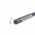 Uxcell M5 X 0 8 Spiral Point Threading Tap H2 Tolerance High Speed Steel Ticn Coated Round Shank With Square End Metric Screw