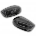 S Sizver Carbon Fiber Printinging Door Mirror Cover Overlay For 2008-2012 Accord 